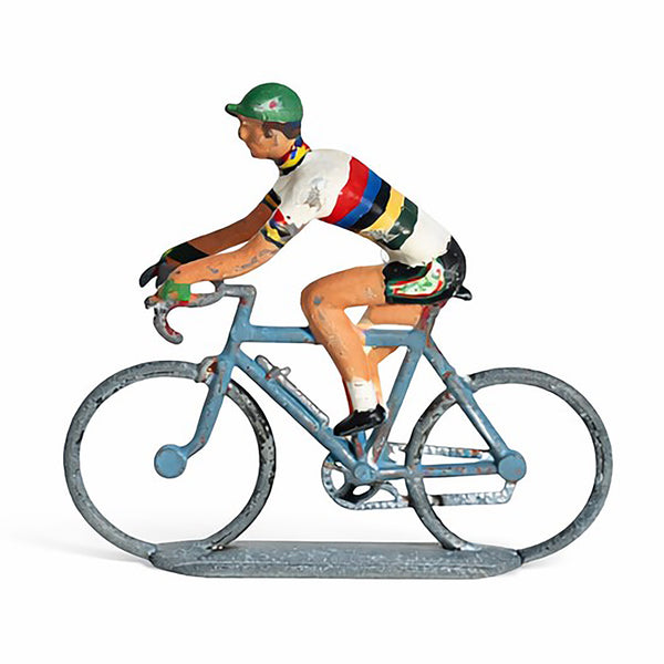 Figurine coureur cycliste Salza – Tour de France – Maillot Champion du Monde