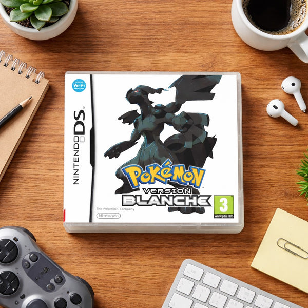Nintendo DS (boîte seule + flyers, sans cartouche ni notice) – Pokémon Version Blanche