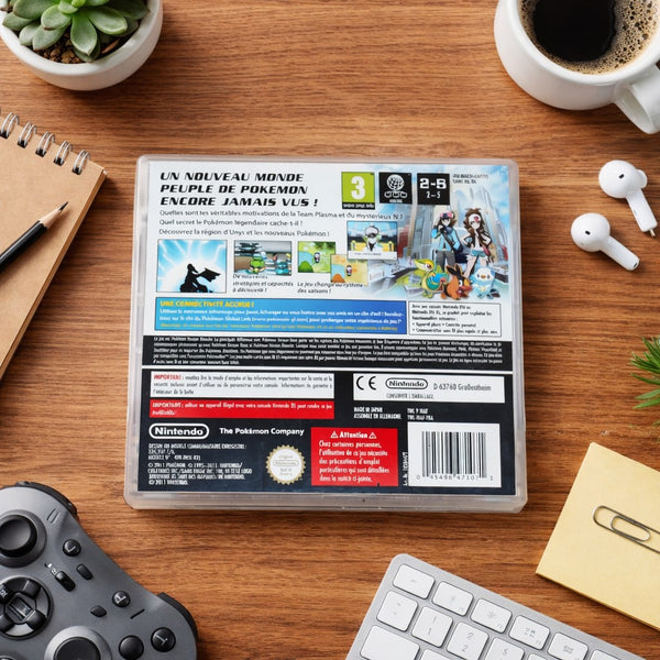 Nintendo DS (boîte seule + flyers, sans cartouche ni notice) – Pokémon Version Blanche