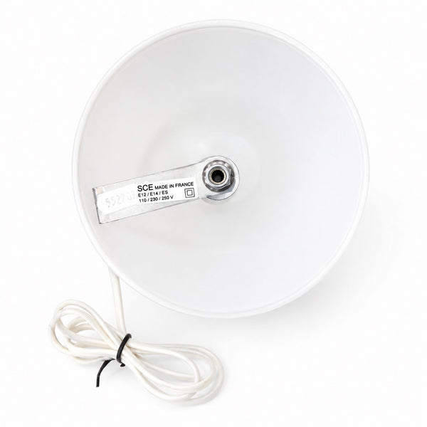 Lampe Iceberg Teepee vintage SCE pour Habitat en verre opalin blanc – Années 1980-1990