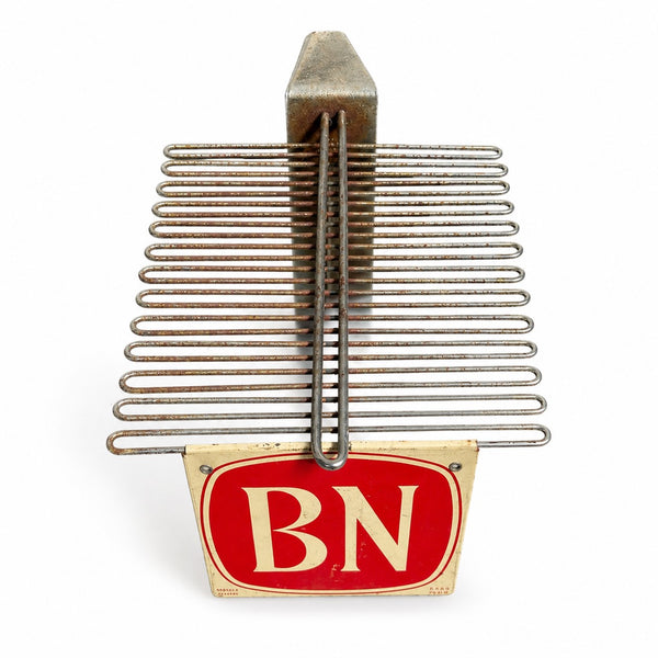 Présentoir d’épicerie BN ancien en métal – Publicitaire biscuits