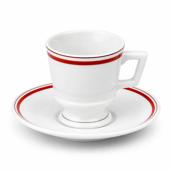 Lot de 6 tasses brûlot vintage – Service bistrot – Porcelaine d’Auteuil par Lobjoy