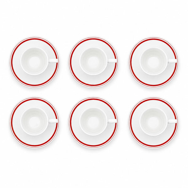 Lot de 6 tasses brûlot vintage – Service bistrot – Porcelaine d’Auteuil par Lobjoy