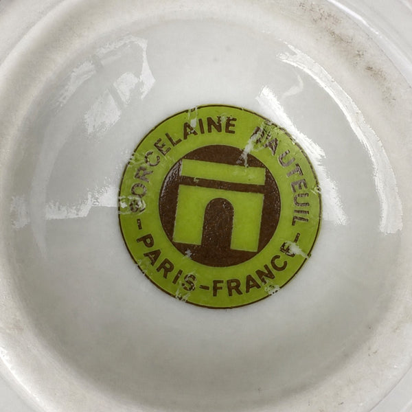 Lot de 6 tasses brûlot vintage – Service bistrot – Porcelaine d’Auteuil par Lobjoy