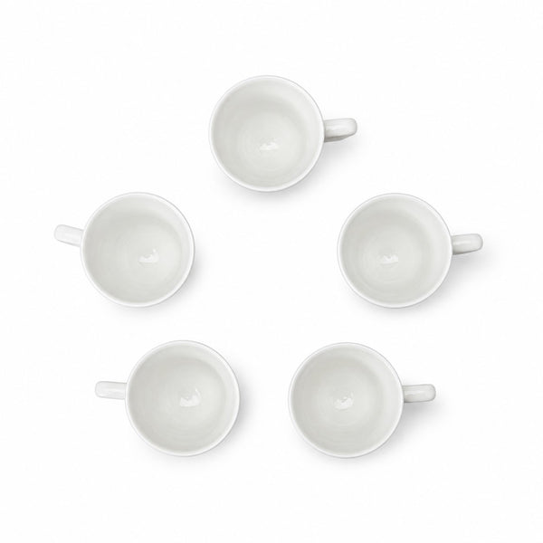 Lot de 5 tasses brûlot vintage – Service bistrot – Porcelaine d’Auteuil par Lobjoy