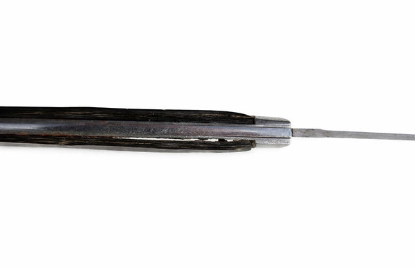 Couteau pliant ancien « Parapluie à l’Épreuve » – manche corne noire