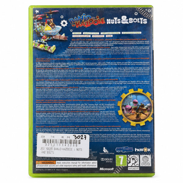 Jeu vidéo Xbox 360 complet – Banjo-Kazooie: Nuts & Bolts (Bundle Copy)