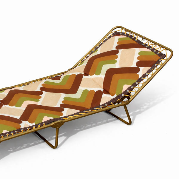 Lit de camp pliant / transat vintage Lafuma – Made in France – Années 70