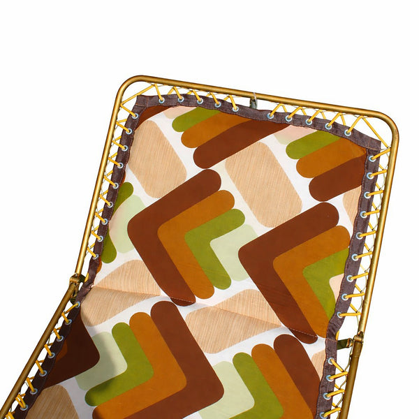 Lit de camp pliant / transat vintage Lafuma – Made in France – Années 70