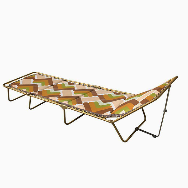 Lit de camp pliant / transat vintage Lafuma – Made in France – Années 70