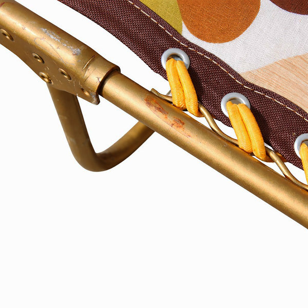 Lit de camp pliant / transat vintage Lafuma – Made in France – Années 70