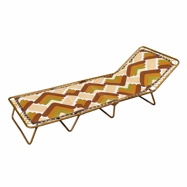 Lit de camp pliant / transat vintage Lafuma – Made in France – Années 70