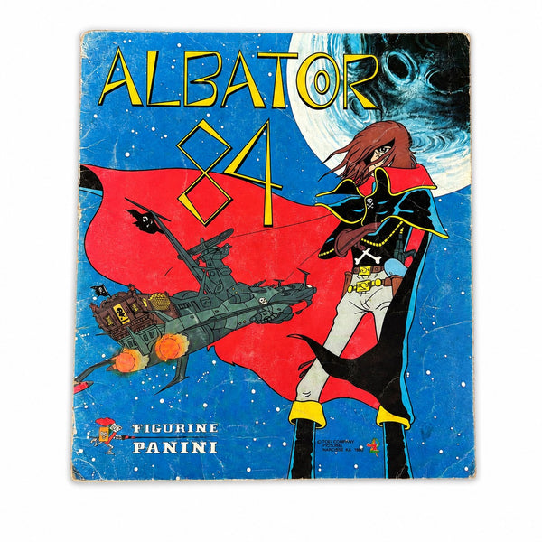 Ancien album Panini Albator 84 – 124/240 vignettes – 1982 – Incomplet