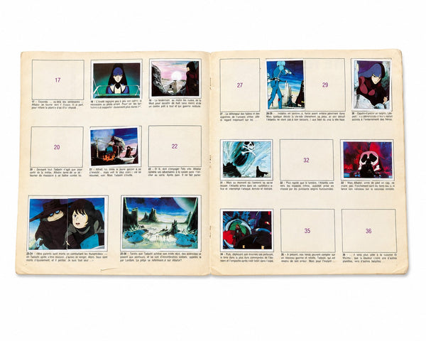 Ancien album Panini Albator 84 – 124/240 vignettes – 1982 – Incomplet