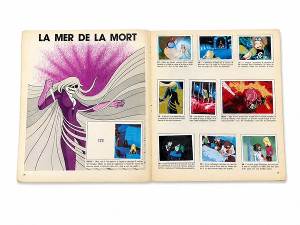 Ancien album Panini Albator 84 – 124/240 vignettes – 1982 – Incomplet