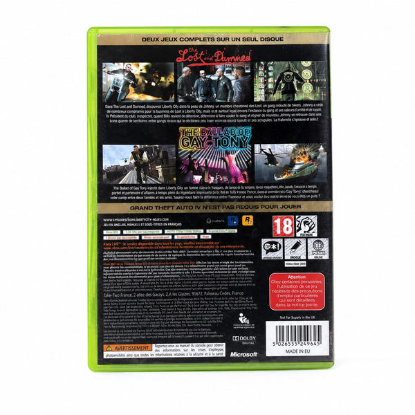 Jeu vidéo Grand Theft Auto: Episodes from Liberty City complet avec carte – Xbox 360