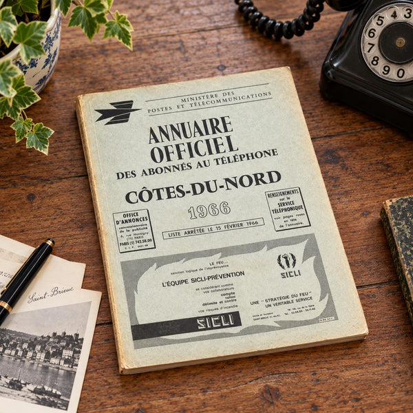 Annuaire officiel des abonnés au téléphone des Côtes-du-Nord 1966 – Bottin