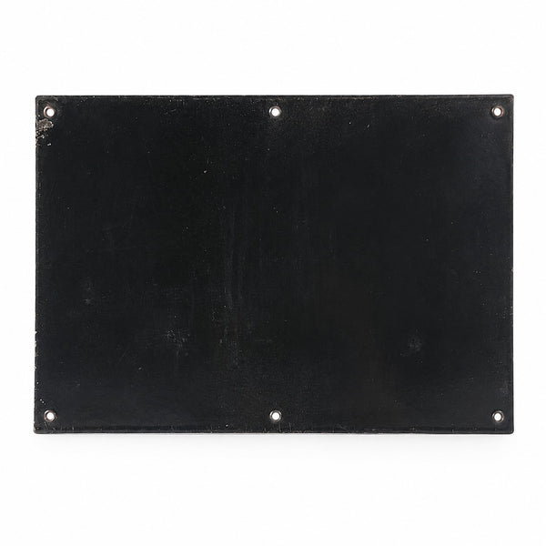 Plaque émaillée ancienne SNCF « Attention pour traverser » – signalétique ferroviaire