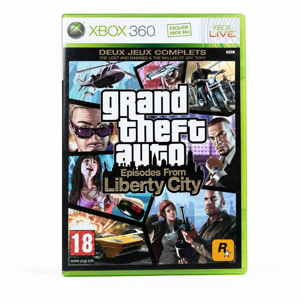 Jeu vidéo Grand Theft Auto: Episodes from Liberty City complet avec carte – Xbox 360
