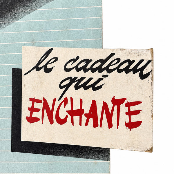 Ancien présentoir / carton publicitaire JEMA - Élégante cafetière électrique ... et si pratique