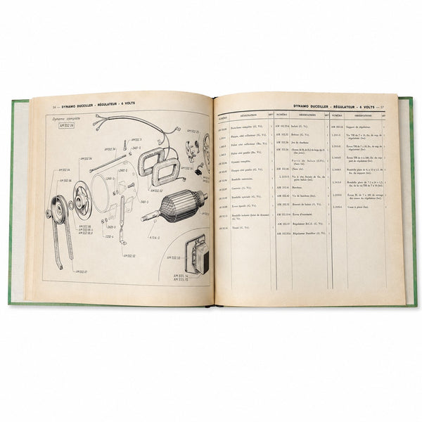 Catalogue des pièces détachées Citroën AMI 6 – Modèle 1961 – N°486