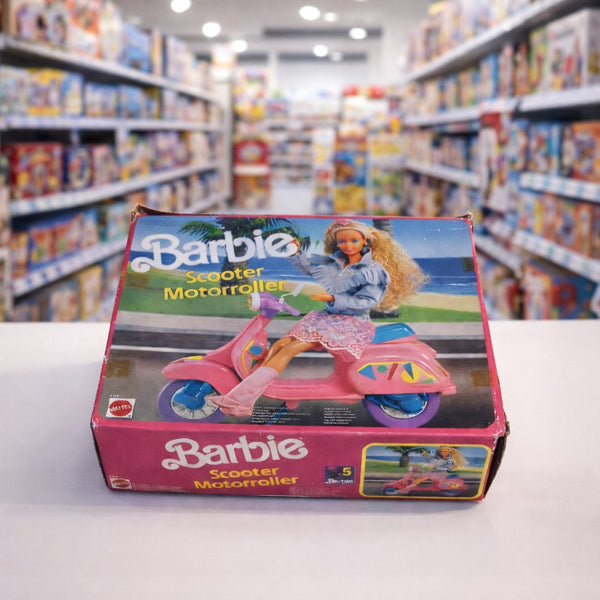 Barbie – Scooter Motoroller Vintage – Mattel 8359 – Avec boîte et notice