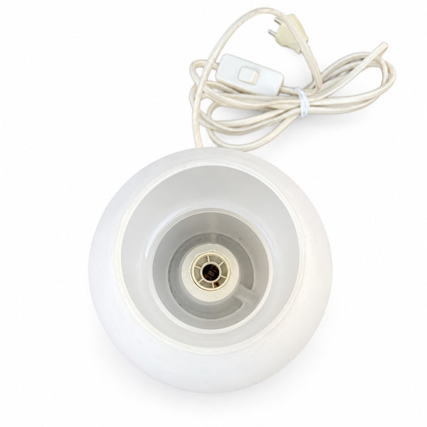 Lampe à poser vintage Habitat – modèle Alpha 2 – design champignon, blanche