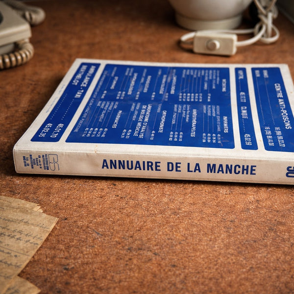 Bottin / Annuaire téléphonique vintage de la Manche – 1984