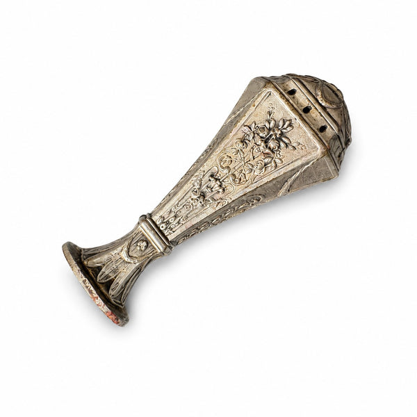 Nécessaire d’écriture ancien avec sceau en métal argenté dans son coffret
