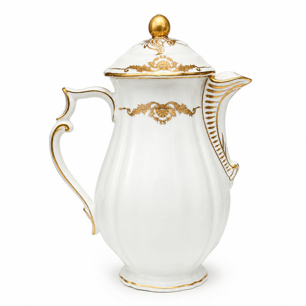 Verseuse / Cafetière en porcelaine de Limoges L. Bernardaud & Co – Modèle Coquille