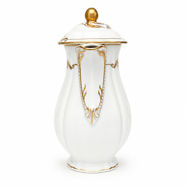 Verseuse / Cafetière en porcelaine de Limoges L. Bernardaud & Co – Modèle Coquille