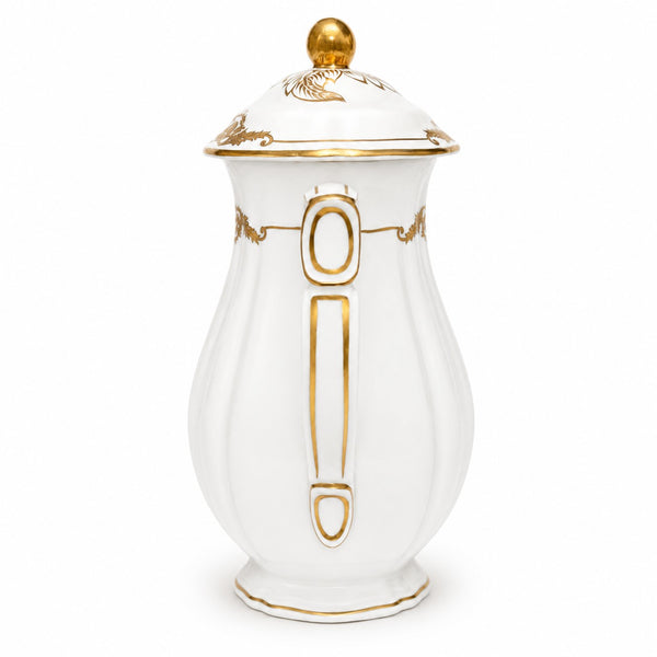 Verseuse / Cafetière en porcelaine de Limoges L. Bernardaud & Co – Modèle Coquille
