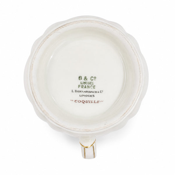 Verseuse / Cafetière en porcelaine de Limoges L. Bernardaud & Co – Modèle Coquille