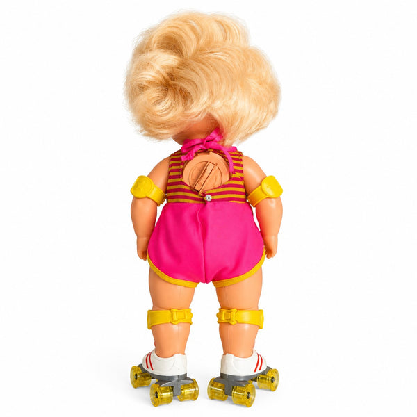 Baby Skates Mattel 1982 – poupée à rollers mécanique avec boîte d’origine et notice