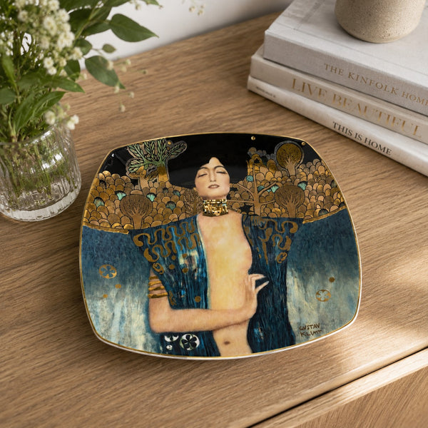 Assiette en porcelaine Goebel Artis Orbis « Judith I » d’après Gustav Klimt