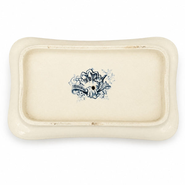 Saucière ancienne Terre de Fer HB & Cie Choisy-le-Roi modèle style Louis XV – fin XIXe / début XXe siècle