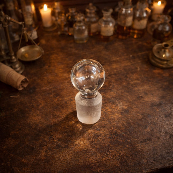 Bouteille ancienne de Pharmacie – Entrepôt Général des Véritables Eau et Poudre Dentifrices de BOTOT