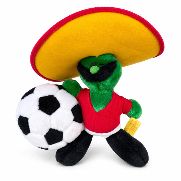 Peluche Pique vintage – Mascotte officielle de la Coupe du Monde Mexico 1986
