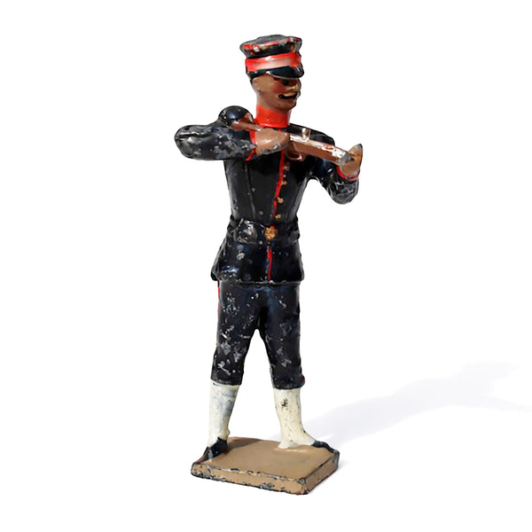 Soldat de plomb ancien CBG Mignot – Fantassin japonais au feu – Infanterie – vers 1908-1920