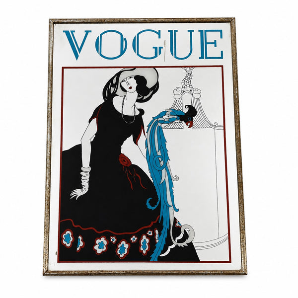 Miroir vintage Vogue – Couverture du 1er juin 1921 – Helen Dryden