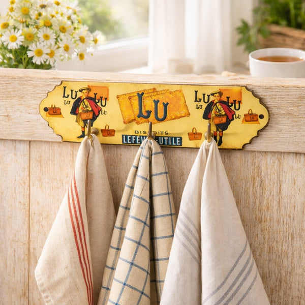 Porte-clés / Porte-torchons publicitaire Lefèvre-Utile – Biscuits LU