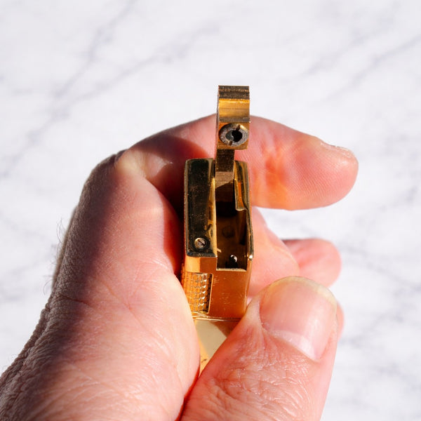 Briquet Vintage JS Gas – Métal Doré – Années 1960/1970