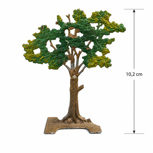 Ancienne figurine décor CBG Mignot – Arbre chêne, plomb peint