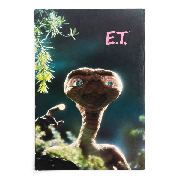 E.T. l’extra-terrestre – Poster original d’époque 1982 Scandecor sur panneau en bois