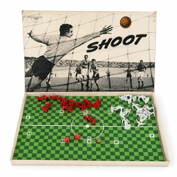 Jeu de société ancien Shoot – Football Coupe du Monde – Les Éditions de Lyon – Complet – Années 1960