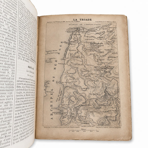 Livre ancien Itinéraire de l’Orient (1861) — Joanne & Isambert, Guides Joanne