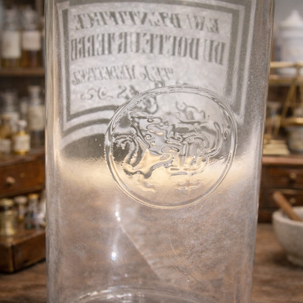 Bouteille ancienne de pharmacie – Eau Dentifrice du Docteur Pierre de la Faculté de Médecine de Paris