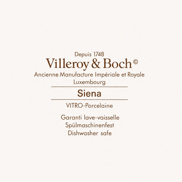 Plat à cake Villeroy & Boch modèle Siena en Vitro-Porcelaine 35,5 cm