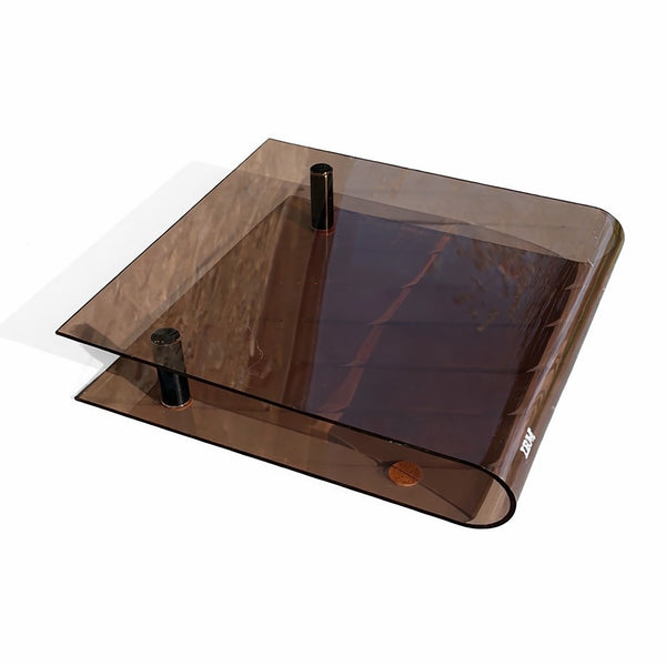 Support réhausseur vintage pour moniteur IBM en Plexiglas fumé