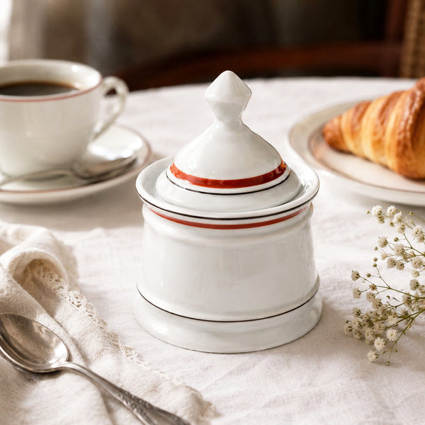Sucrier vintage - Service Bistrot – Porcelaine d’Auteuil par Lobjoy